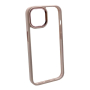 Чехол Perfect Case для Apple iPhone 15 Прозрачный Розовый