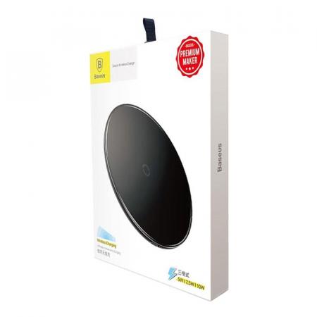 Беспроводное зарядное устройство Baseus Simple Wireless Charger (CCALL-JK01) Black, черный Беспроводное зарядное устройство Baseus Simple Wireless Charger (CCALL-JK01) Black, черный