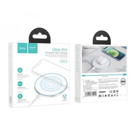 Беспроводное зарядное устройство hoco. CW6 Pro Easy White, белый