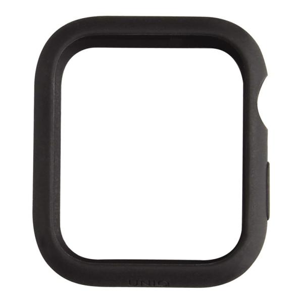 Силиконовый чехол для Apple Watch 44 мм UNIQ Lino (44MM-LINOBLK) Черный