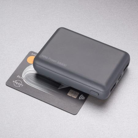 Внешний аккумулятор Deppa NRG Power 10000mAh, 2.1A, 2xUSB (33550) Черный