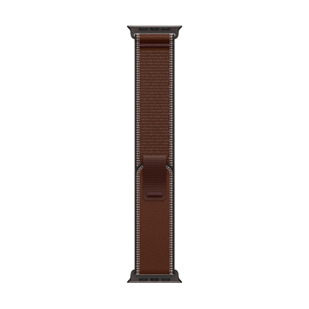 Apple Watch Ultra 4, 49 мм корпус из титана цвета «Black», ремешок Trail Loop цвета «Dark Umber» размера M/L