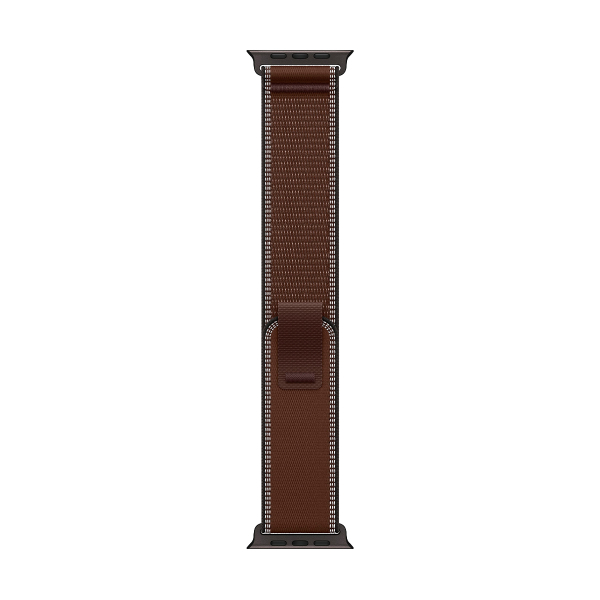 Apple Watch Ultra 4, 49 мм корпус из титана цвета «Black», ремешок Trail Loop цвета «Dark Umber» размера M/L