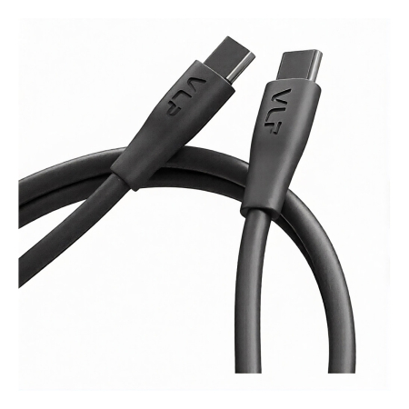 Дата-кабель VLP LITE Color Line USB-C, 60W, 1 м Чёрный