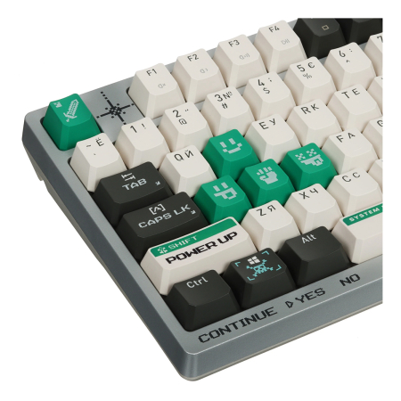 Клавиатура A4Tech Bloody S98 Pixels Green, USB for gamer LED Белый/бежевый