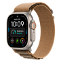 Apple Watch Ultra 4, 49 мм корпус из титана цвета «Natural», ремешок Alpine Loop цвета «Desert» размера S