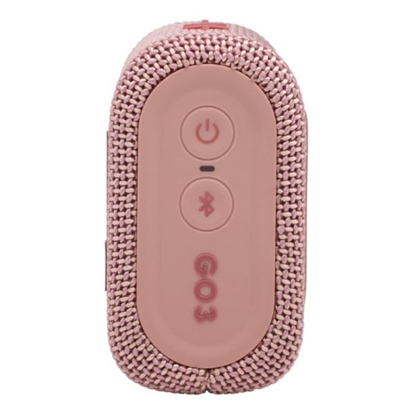Портативная колонка JBL Go 3 Pink, розовый