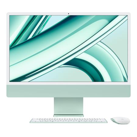 Apple iMac 24" (M3, 8C CPU, 10C GPU, 2023) Retina 4,5K, 8Gb, 512Gb SSD (MQRP3) Green, зеленый