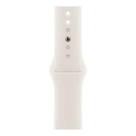 Apple Watch SE 3 (2025), 40 мм корпус из алюминия цвета «Midnight», ремешок Sport Band размера M/L цвета «Starlight»