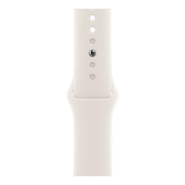 Apple Watch SE 3 (2025), 40 мм корпус из алюминия цвета «Midnight», ремешок Sport Band размера M/L цвета «Starlight»