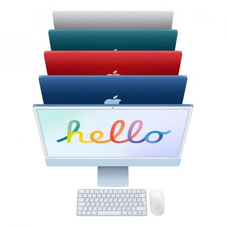 Apple iMac 24" (M1 8C CPU, 7C GPU, 2021) Retina 4,5K, 8/256Gb SSD (MJV83) Green, зеленый