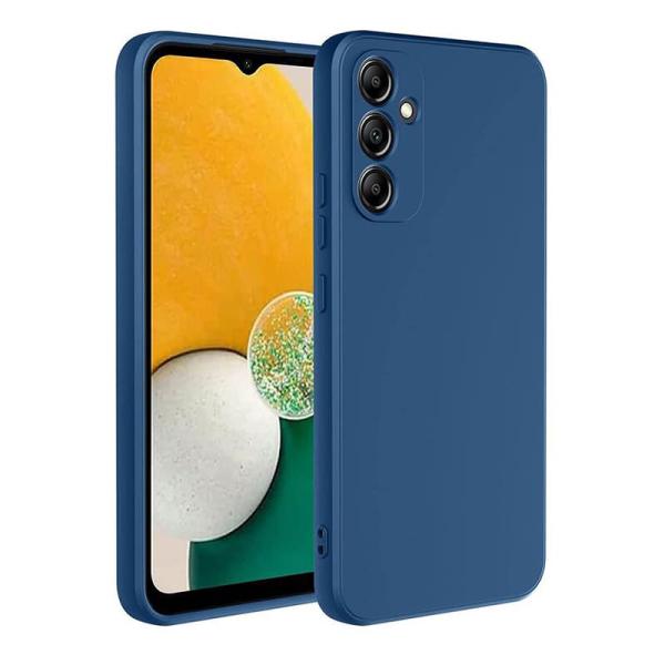 Чехол Silicone Case v2 для Samsung Galaxy A34 Темно-синий