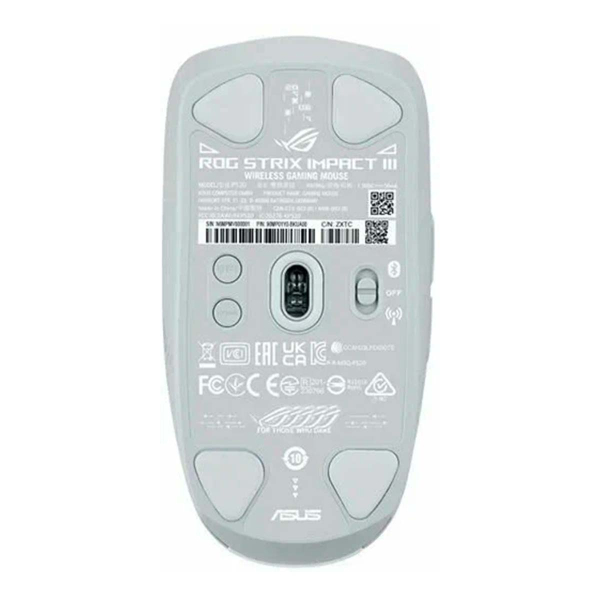 Мышь ASUS P520 Rog Strix Impact III WL/WHT 90MP03D0-BMUA10