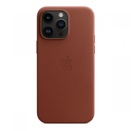 Чехол Leather Case MagSafe для Apple iPhone 14 Pro Max «Umber» Чехол Leather Case MagSafe для Apple iPhone 14 Pro Max «Umber»