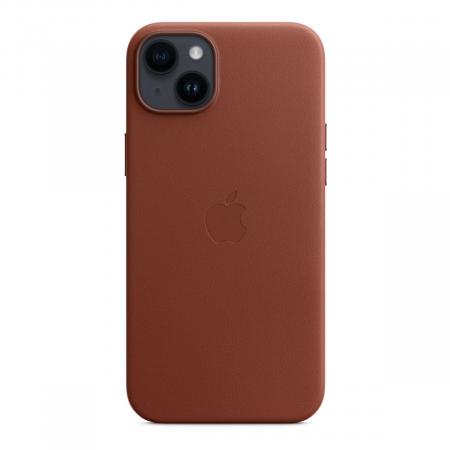 Чехол Leather Case MagSafe для Apple iPhone 14 Plus «Umber» Чехол Leather Case MagSafe для Apple iPhone 14 Plus «Umber»