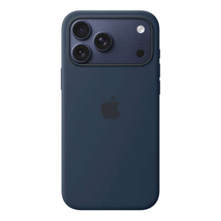 Чехол для iPhone 17 Pro Max c MagSafe Silicone Case Синий