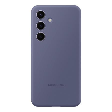 Чехол Silicone Case v2 для Samsung Galaxy S24 Фиолетовый