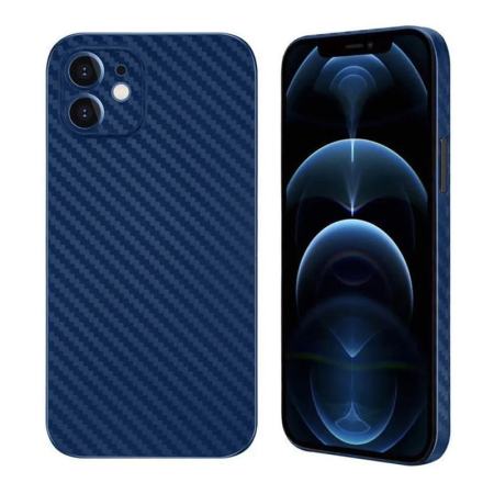 Ультратонкий чехол K-DOO Air Carbon для iPhone 12 Синий