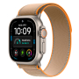 Apple Watch Ultra 4, 49 мм корпус из титана цвета «Natural», ремешок Trail Loop цвета «Sand» размера S/M