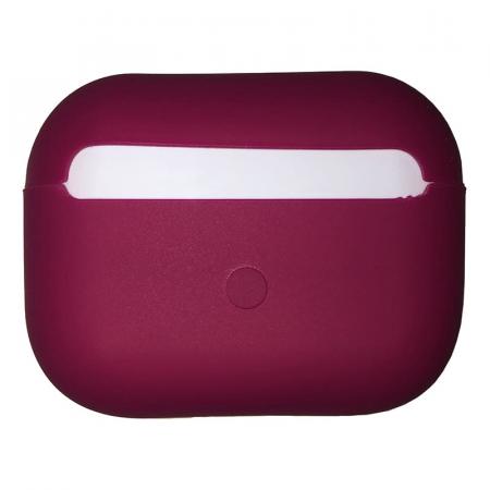 Чехол Silicone Case для Apple AirPods Pro Hidoscus, бардовый Чехол Silicone Case для Apple AirPods Pro Hidoscus, бардовый