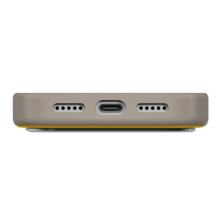 Чехол для iPhone 17 Pro с MagSafe UNIQ DS LYDEN (IP6.3P(2025)-LDSCYELFGRY) Желто-серый
