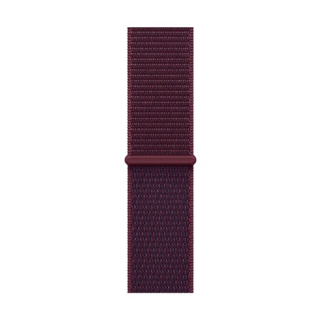 Apple Watch Series 12, 42 мм корпус из алюминия цвета «Light Gold», ремешок Sport Loop цвета «Burgundy»