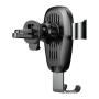 Автомобильный держатель с беспроводной зарядкой Baseus Metal Wireless Charger Gravity Car Mount (WXYL-B0A) Черный
