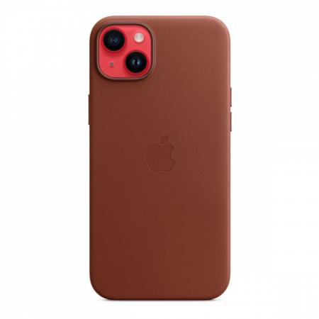 Чехол Leather Case MagSafe для Apple iPhone 14 Plus «Umber» Чехол Leather Case MagSafe для Apple iPhone 14 Plus «Umber»