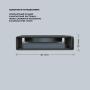 Беспроводная зарядная станция Deppa 2в1 Crystal MagSafe Fold Travel QI складная (23154) Black, черный Беспроводная зарядная станция Deppa 2в1 Crystal MagSafe Fold Travel QI складная (23154) Black, черный