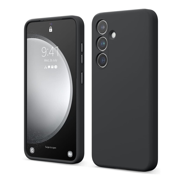 Чехол для Samsung Galaxy S24 Elago Soft silicone Liquid (EGS24SC62-BK) Черный