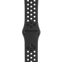 Apple Watch Nike+ Series 3 42 мм, корпус из алюминия цвета «серый космос», спортивный ремешок Nike цвета «антрацитовый/чёрный»