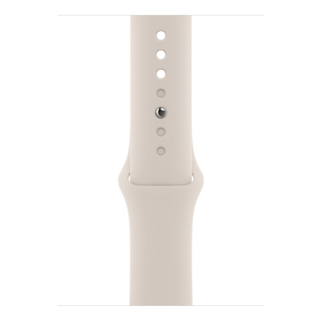 Apple Watch SE (2022), 44 мм корпус из алюминия цвета «Starlight», ремешок Sport Band размера M/L цвета «Starlight» Apple Watch SE (2022), 44 мм корпус из алюминия цвета «Starlight», ремешок Sport Band размера M/L цвета «Starlight»