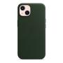 Чехол Leather Case MagSafe для Apple iPhone 13, кожа, «зелёная секвойя»
