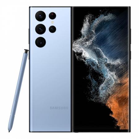 Samsung Galaxy S22 Ultra (2022) 12/256Gb Sky Blue, голубой