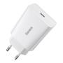 Зарядное устройство Baseus Speed Mini QC Quick Charger USB Type-C 20 Вт CCFS-SN02 (TC-012PD20-x), белый