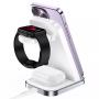 Беспроводное зарядное устройство AceFast Wireless Charger Desktop Holder 3в1 (E15) White, белый Беспроводное зарядное устройство AceFast Wireless Charger Desktop Holder 3в1 (E15) White, белый