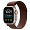 Apple Watch Ultra 4, 49 мм корпус из титана цвета «Natural», ремешок Trail Loop цвета «Dark Umber» размера M/L