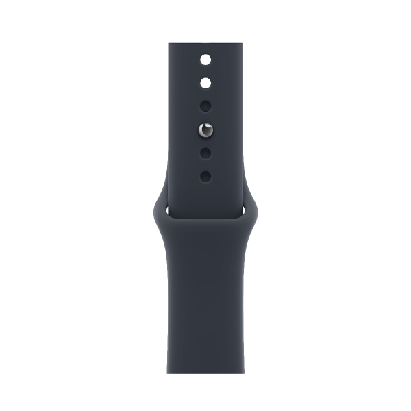Apple Watch Series 12, 46 мм корпус из алюминия цвета «Space Gray», ремешок Sport Band размера S/M цвета «Navy Blue»
