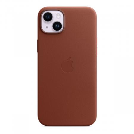 Чехол Leather Case MagSafe для Apple iPhone 14 Plus «Umber» Чехол Leather Case MagSafe для Apple iPhone 14 Plus «Umber»