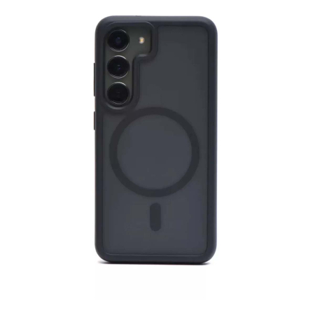 Чехол для Samsung Galaxy S25 Silicone Case c MagSafe Black, черный