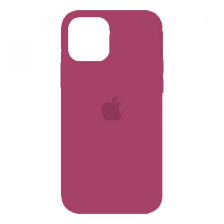 Чехол Silicone Case для Apple iPhone 12/12 Pro Pomegranate, гранатовый Чехол Silicone Case для Apple iPhone 12/12 Pro Pomegranate, гранатовый