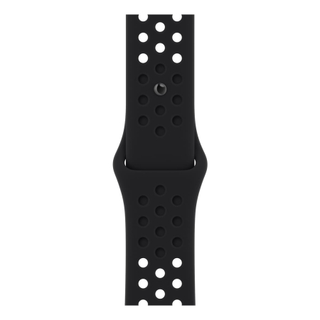Apple Watch Nike SE (2022), 40 мм корпус из алюминия цвета «Starlight», ремешок Nike Sport Band размера M/L цвета «Black/Black» Apple Watch Nike SE (2022), 40 мм корпус из алюминия цвета «Starlight», ремешок Nike Sport Band размера M/L цвета «Black/Black»