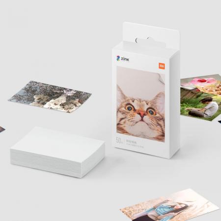 Бумага для карманного фотопринтера Xiaomi Mijia Pocket Print Stick Photo Paper, 50 листов в упаковке (XMZPXZHT03) Бумага для карманного фотопринтера Xiaomi Mijia Pocket Print Stick Photo Paper, 50 листов в упаковке (XMZPXZHT03)