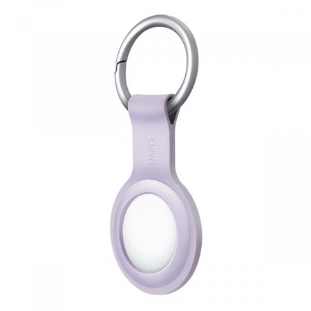 Чехол для Apple AirTag UNIQ Lino Liquid silicone (AIRTAG-LINOLAV) Лавандовый
