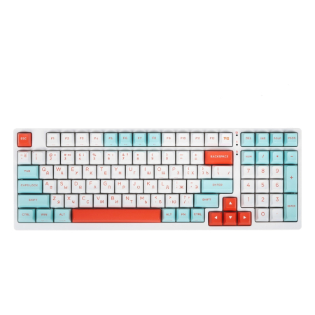 Клавиатура A4Tech Fstyler FS300, USB for gamer LED Panda Snorklening Механическая Белый