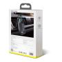 Автомобильный держатель с беспроводной зарядкой Baseus Milky Way Electric Bracket Wireless Charger, 15W (WXHW02-01) Черный