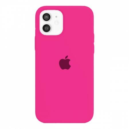 Чехол Silicone Case для Apple iPhone 12 mini Bright Pink, ярко-розовый