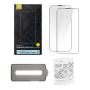 Стекло для iPhone 14 Pro Max Baseus All-glass Dust-proof 1шт +FastStick (SGBL230302) Прозрачное