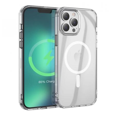 Чехол hoco. Magnetic series airbag anti-fall protective shell для Apple iPhone 13 Pro Max Прозрачный Чехол hoco. Magnetic series airbag anti-fall protective shell для Apple iPhone 13 Pro Max Прозрачный