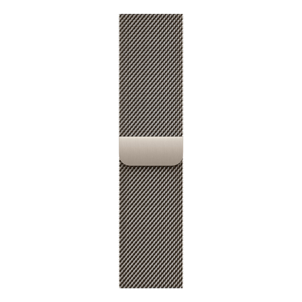 Apple Watch Series 11, 46 мм корпус из титана цвета «Natural», ремешок Milanese Loop цвета «Natural»
